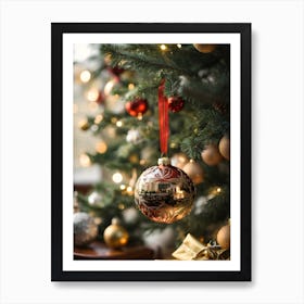 Beautiful Christmas tree Art Print