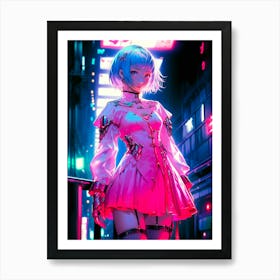 Anime Girl 7 Art Print