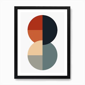 Minimalist Circles 01 Art Print