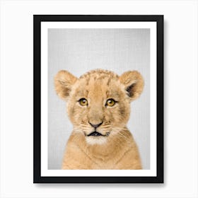 Baby Lion Art Print