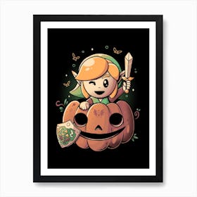 Awakening Pumpkin Art Print