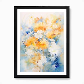 Watercolor Flowers 11 Art Print