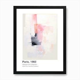 World Tour Exhibition, Abstract Art, Paris, 1960 3 Poster