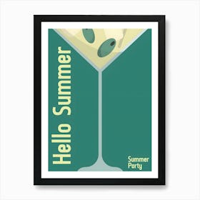 Hello Summer Party 5 Art Print