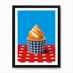 Cupcake With Frosting Pop Art Inspired 1 Art Print