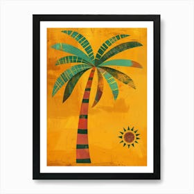 Palm Tree Canvas Print Art Print