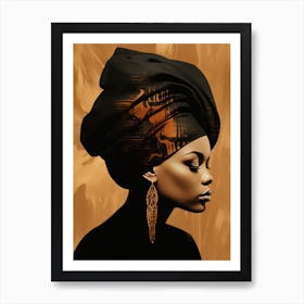 Portrait Of African Woman 7 Art Print