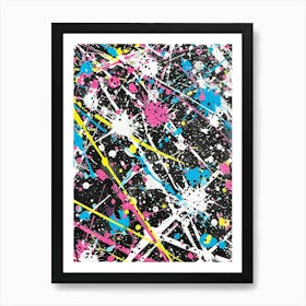 Paint Splatters 2 Art Print