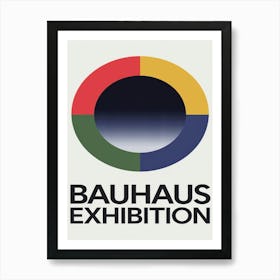 Bauhaus Exhibition poster 1 Art Print