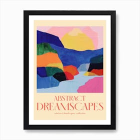 Abstract Dreamscapes Landscape Collection 51 Art Print