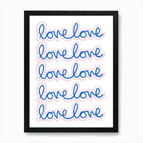 Love Love Art Print
