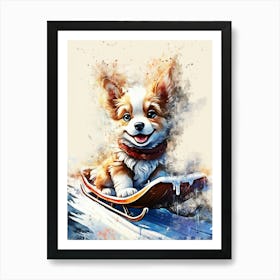 cute dog Art Print