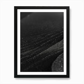 Black And White Sand 2 Art Print