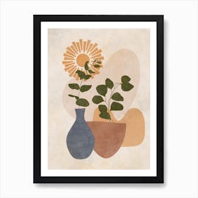 Sun And Plants 8 Art Print