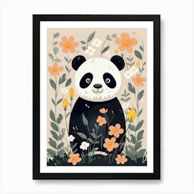 Baby Animal Illustration  Panda 3 Art Print