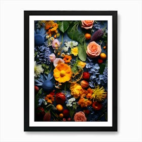 Kitchen Flowers 4 Art Print