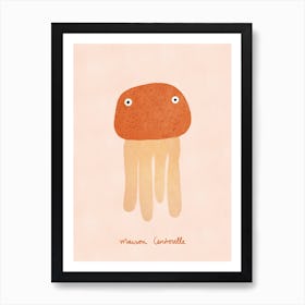 Jellyfish Sea Kids Art Print