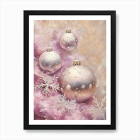 Christmas Ornaments 13 Art Print