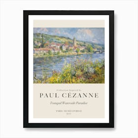 Tranquil Waterside Paradise Art Print