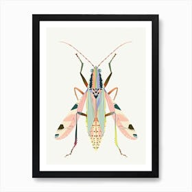 Colourful Insect 4 Illustration Art Print