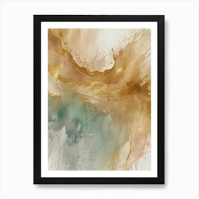 Abstract Watercolor Painting 1 Art Print