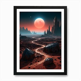 Red Planet 1 Art Print