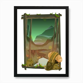 Jungle Landscape Art Print