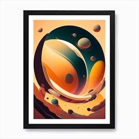 Gravity Assist Comic Space Space Art Print