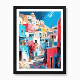 Greece Town Art Print