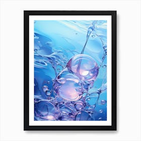 Water Bubbles Art Print