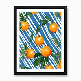 Kumquats Fruit Summer Illustration 4 Art Print