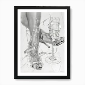 Glass Of Wine 1 Art Print