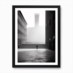 Siena, Italy,  Black And White Analogue Photography  4 Art Print