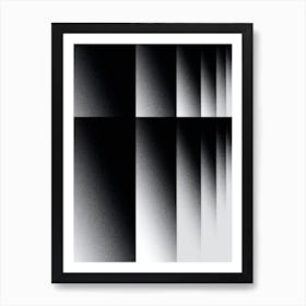 Abstract Monochromatic Pattern Art Print
