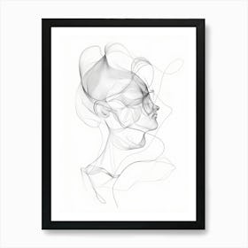 Portrait Of A Woman 13 Art Print