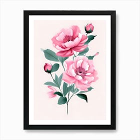 Pink Peonies 2 Art Print