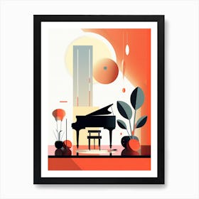 Piano Art Print