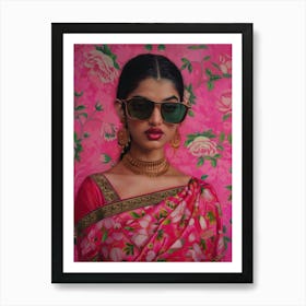 'Indian Woman' 1 Art Print