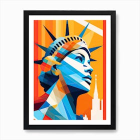 Liberty In New York City, Pop art Art Print