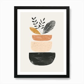 Pots And Plants 1 Art Print