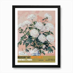 A World Of Flowers, Van Gogh Exhibition Chrysanthemum 1 Art Print