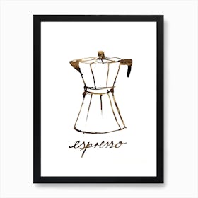 Espresso Art Print