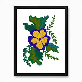 Pansy Flower Art Print