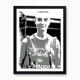 Sinead O' Connor, Irish Princess, Art, Wall Print Art Print