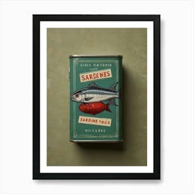 Sandiines Sardines Art Print