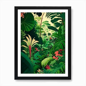 Majestic Jungle 3 Botanical Art Print