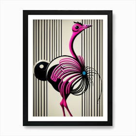 Ostrich 3 Art Print