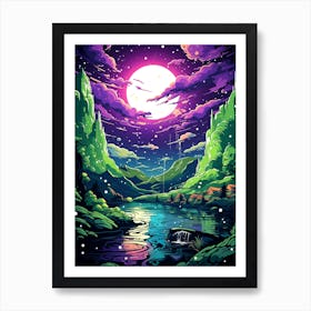 Landscape Painting Art Print