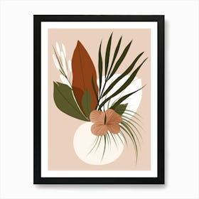 Floral Arrangement In A Vase 4 Art Print