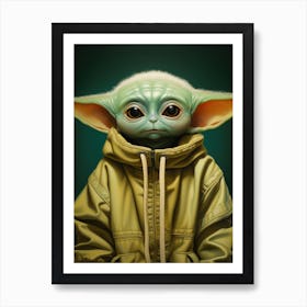 Baby Yoda Mandalorian Art Art Print